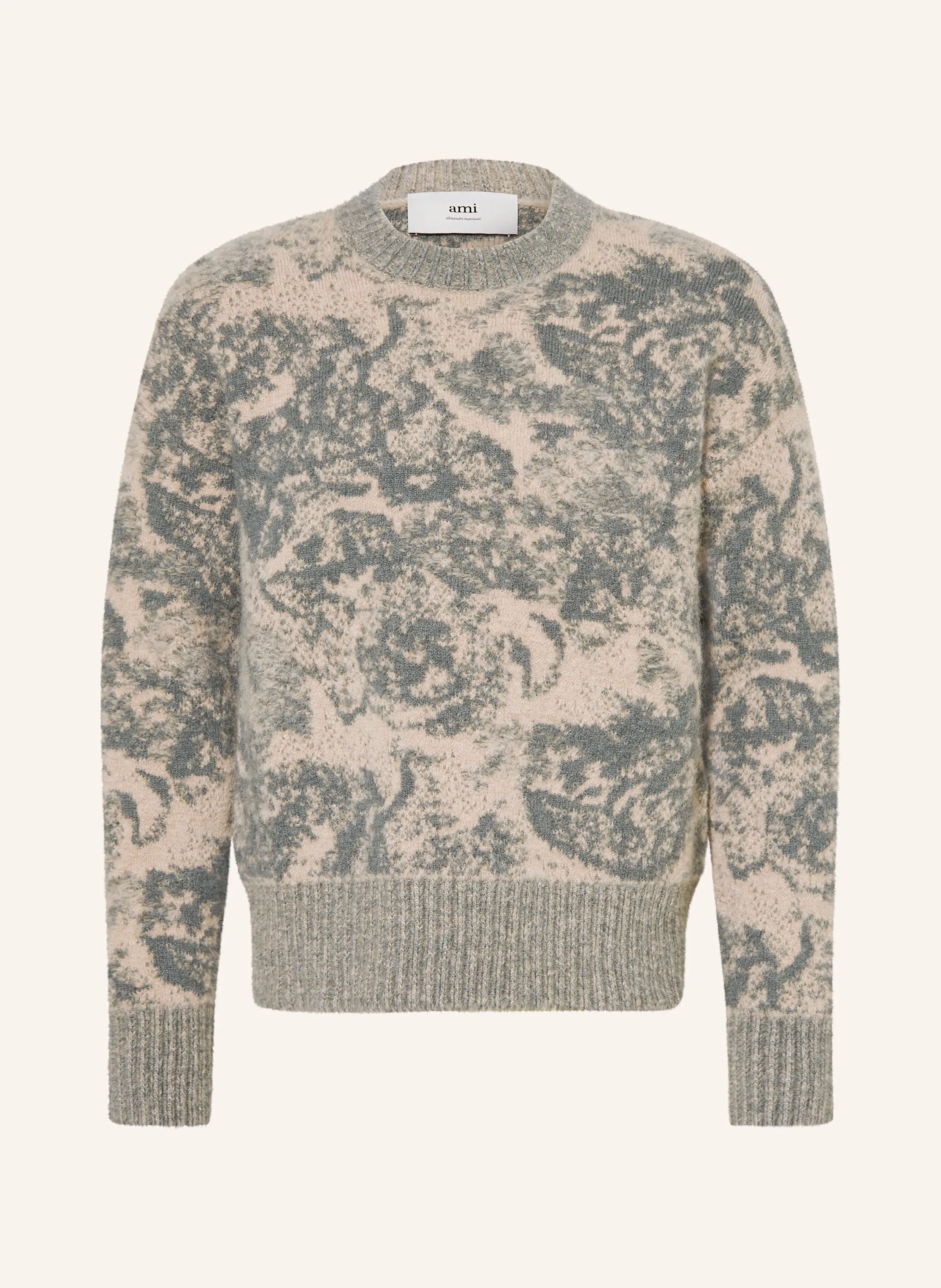 AMI PARIS Pullover mit Alpaka und Mohair