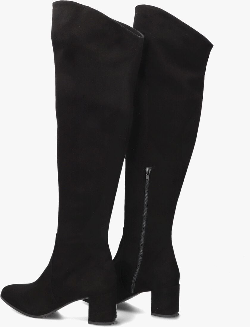 zwarte notre-v overknee laarzen 8597