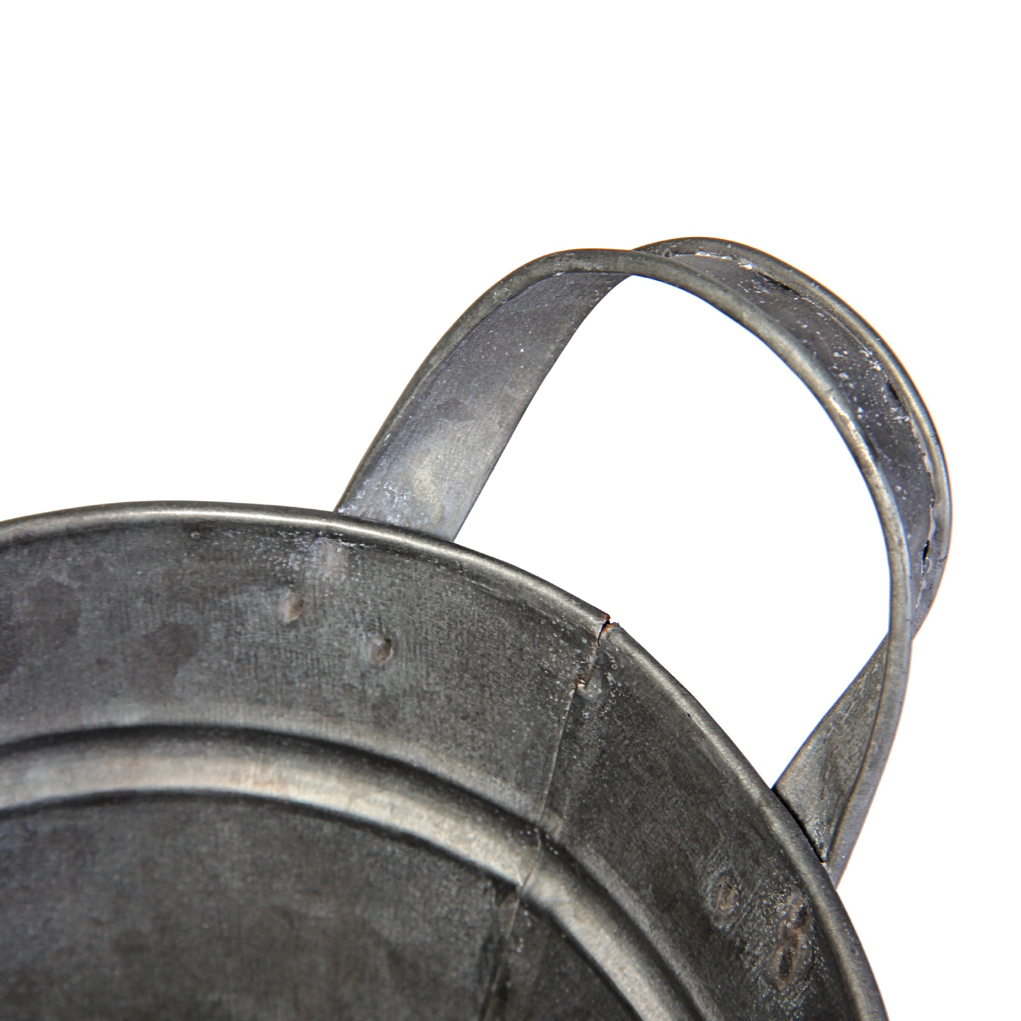 ovale Henkelwanne S, grau, B 17,5 cm, H 13,5 cm, L 11,5 cm von fischer's lagerhaus