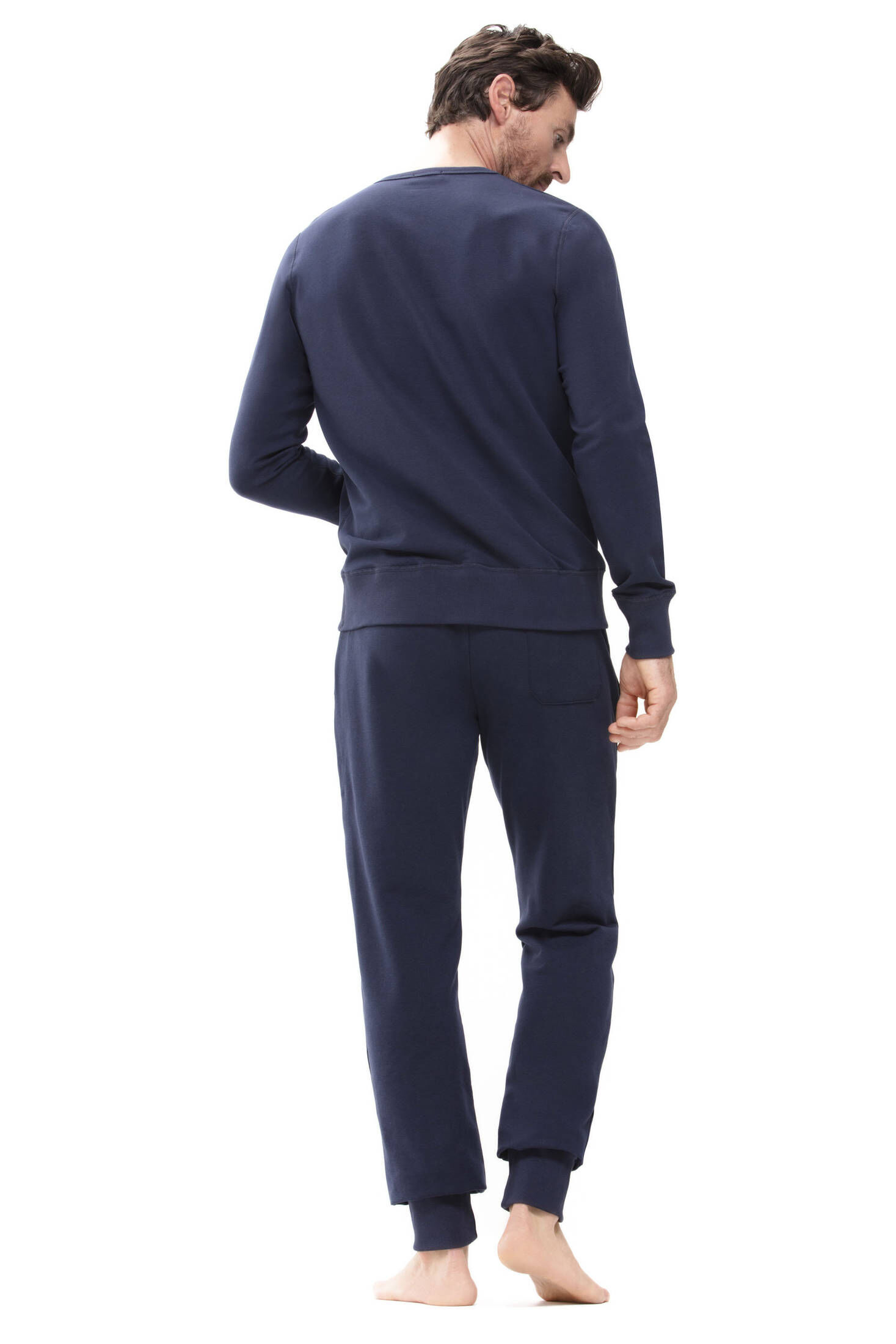 mey| Herren Loungewear-Shirt Langarm