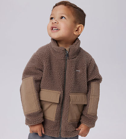 Name It Fleecejacke - NmmMonico - Teddy - Mountain Trail