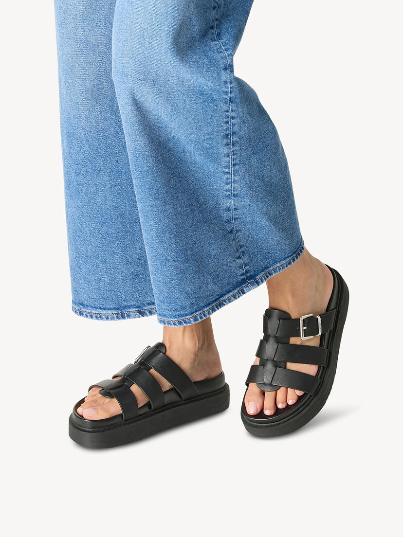 Slipper - zwart