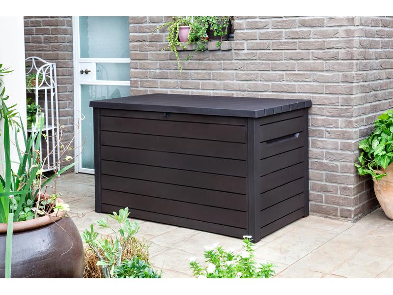 Keter Gartenbox Ontario, Graphit Outdoor-Aufbewahrungsbox 870 l