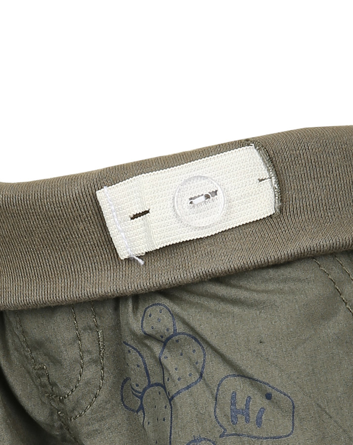 Shorts LOOK AHEAD, LITTLE FRIEND in khaki