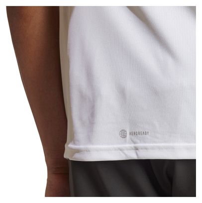 Maillot manches courtes adidas Performance Run Icons Blanc