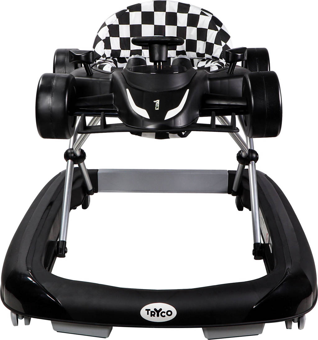 3-in-1 Baby Walker - F1 Racer - Black