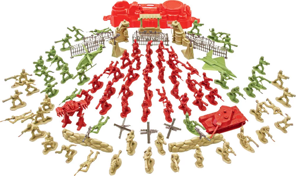 BOITE DE JEU SOLDATS - 104 PIECES