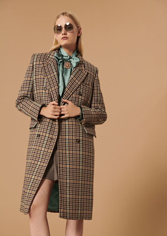 Manteau Marcusgris en tartan