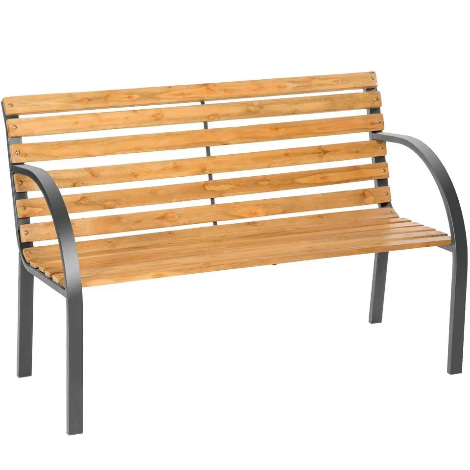 tectake - Tuinbank - 123x 64x 82 cm - Hout