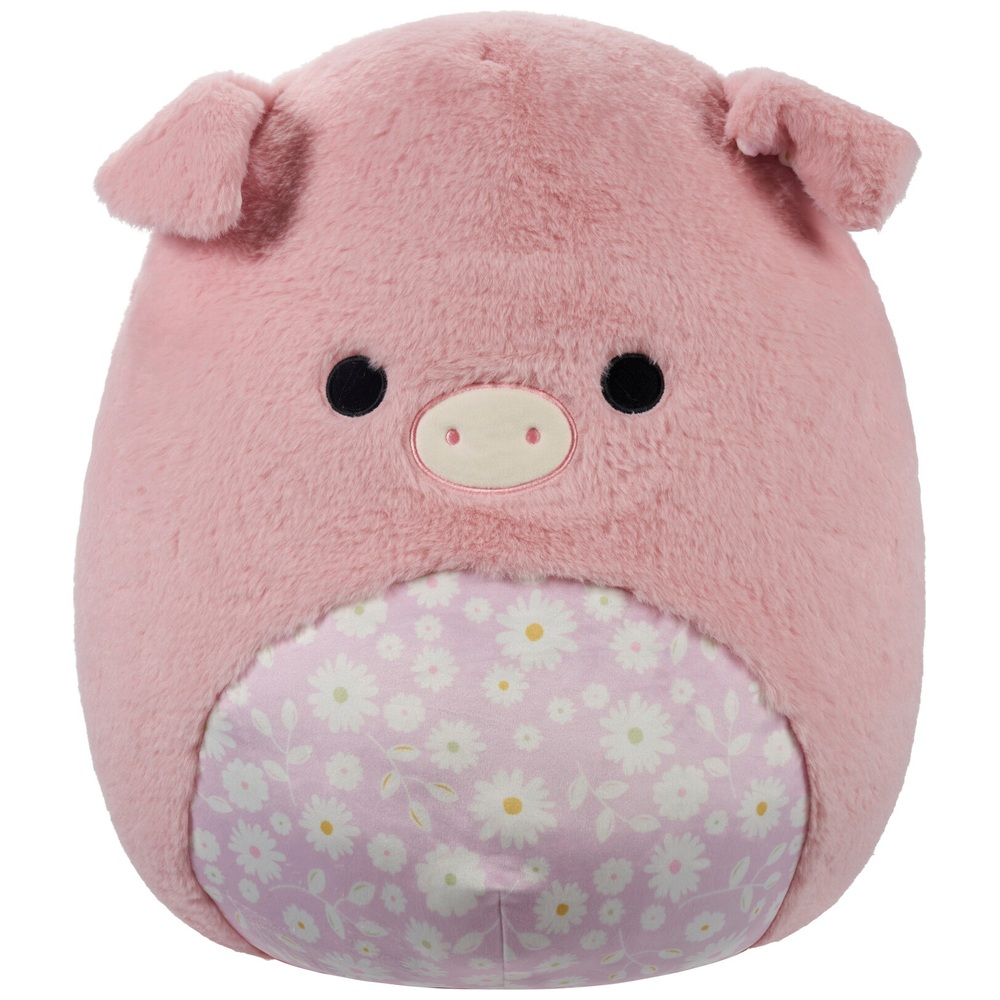 Original Squishmallows 50cm Fuzz-A-Mallows Peter das rosa Schweinchen Plüschtier