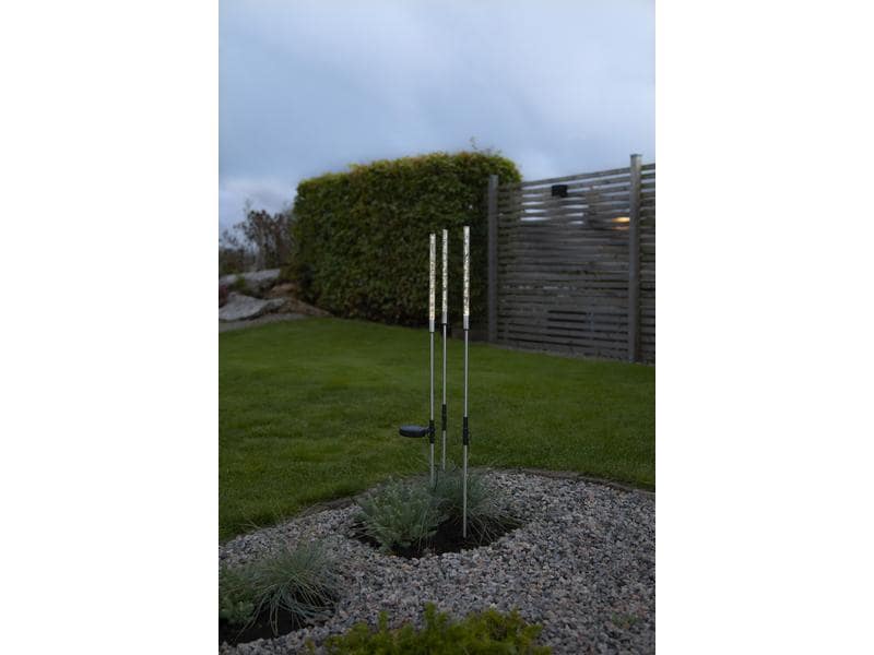 Star Trading Gartenlicht Solardekoration Bubbly, Warmweiss, Dekoleuchte geeignet für den Aussenbereich