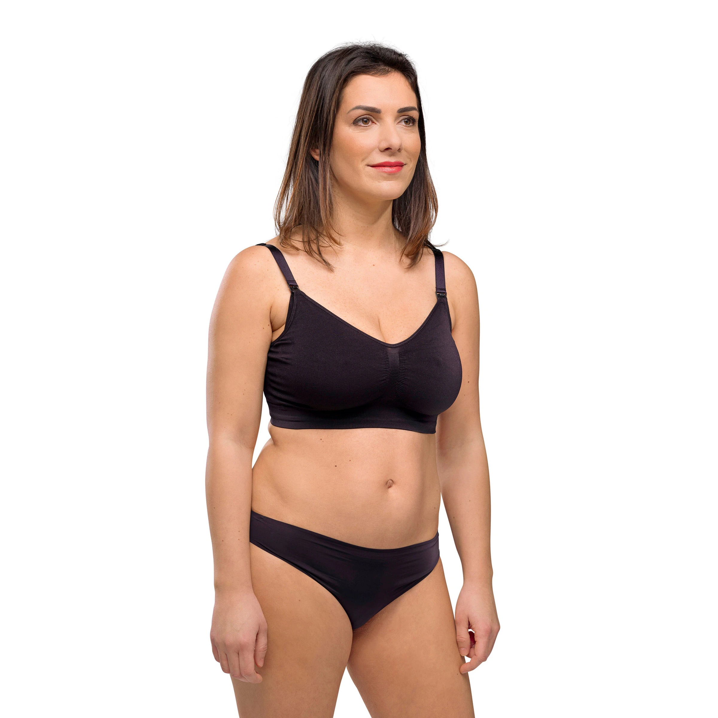Carriwell Umstands- und Still-BH Seamless nahtlos black