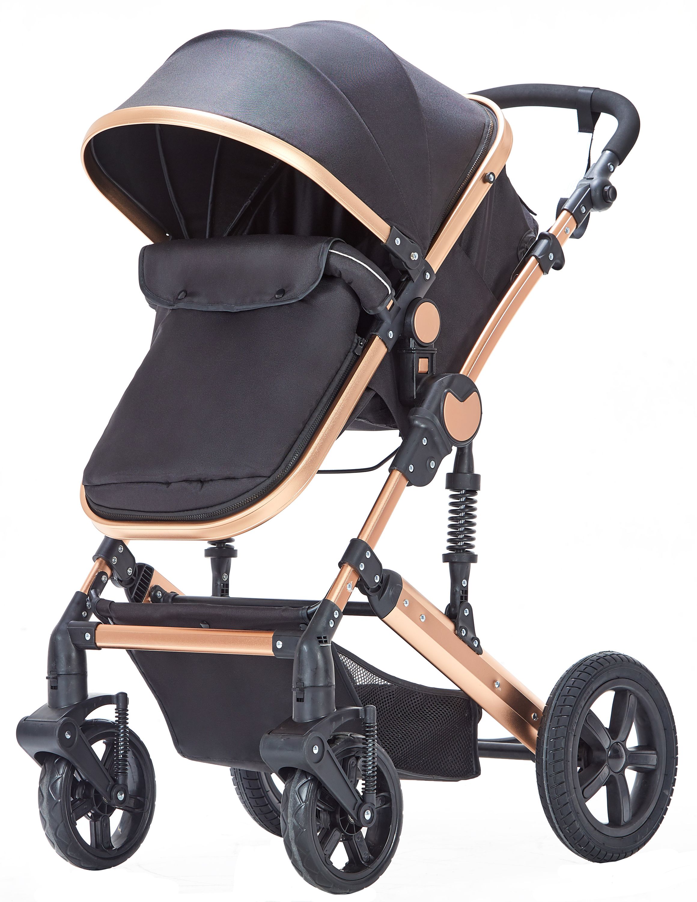 Kinderwagen MOTION 2-in-1 schwarz/gold