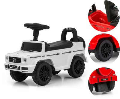 Milly Mally Gåbil Mercedes G350d, Hvit