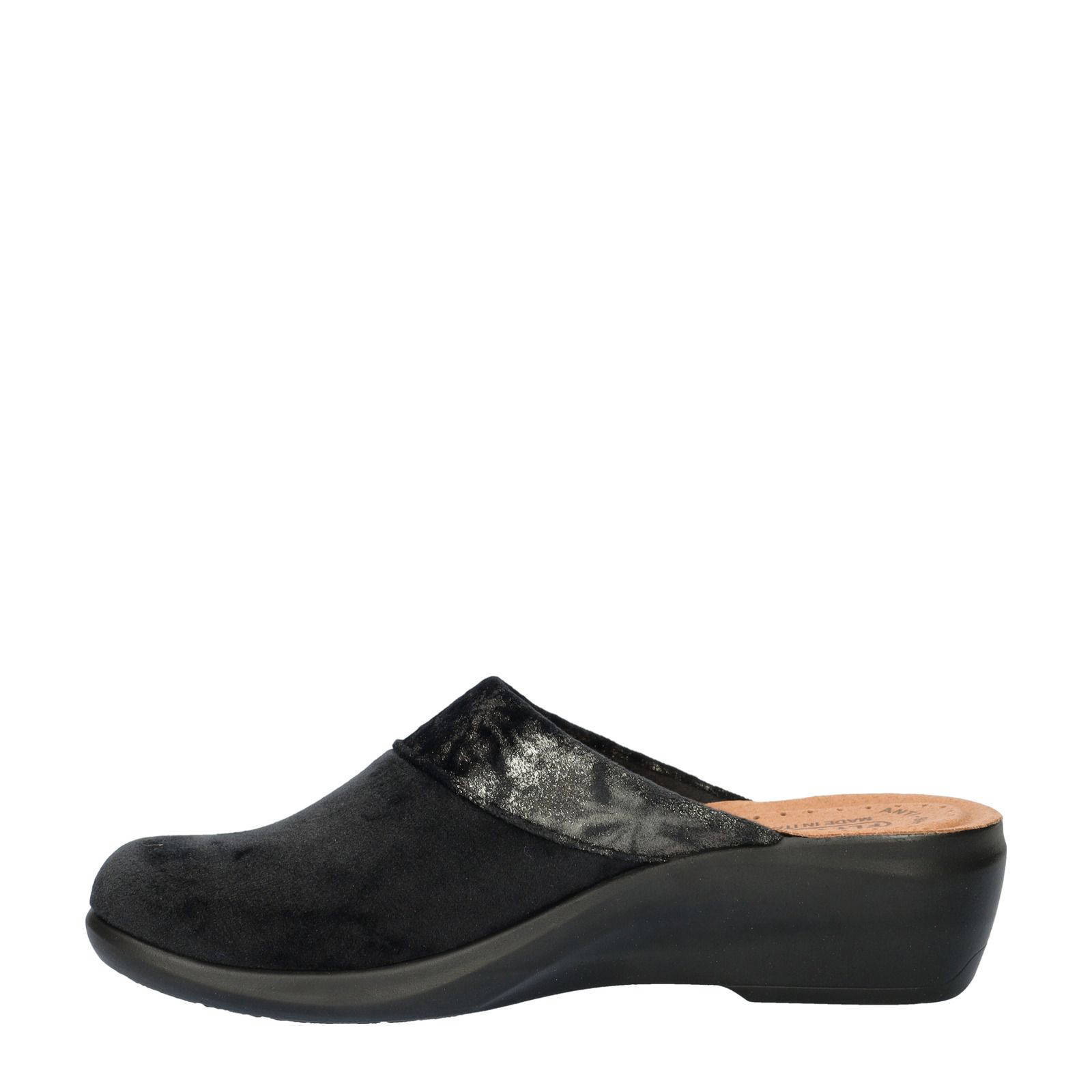 Fly Flot pantoffels zwart