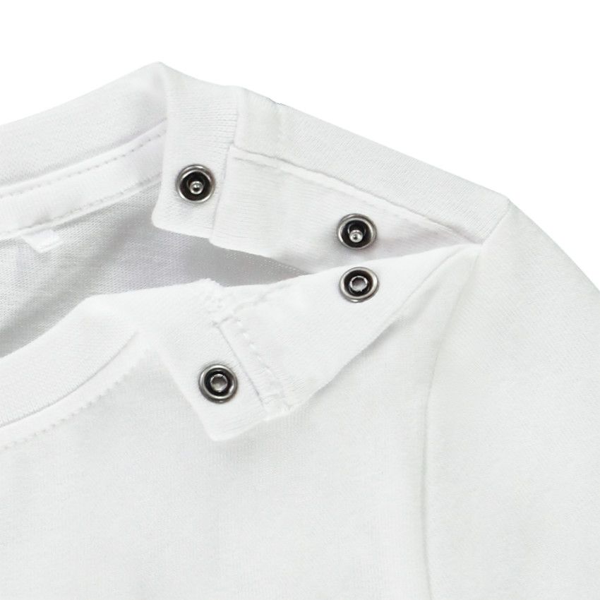 T-shirt manches courtes fantaisie pour bébé garçon - Blanc