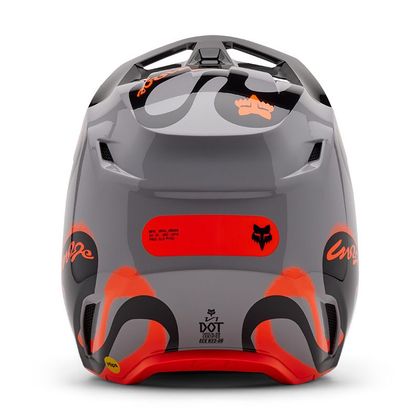Casque cross Fox V1 EMOTION 2025 - Gris