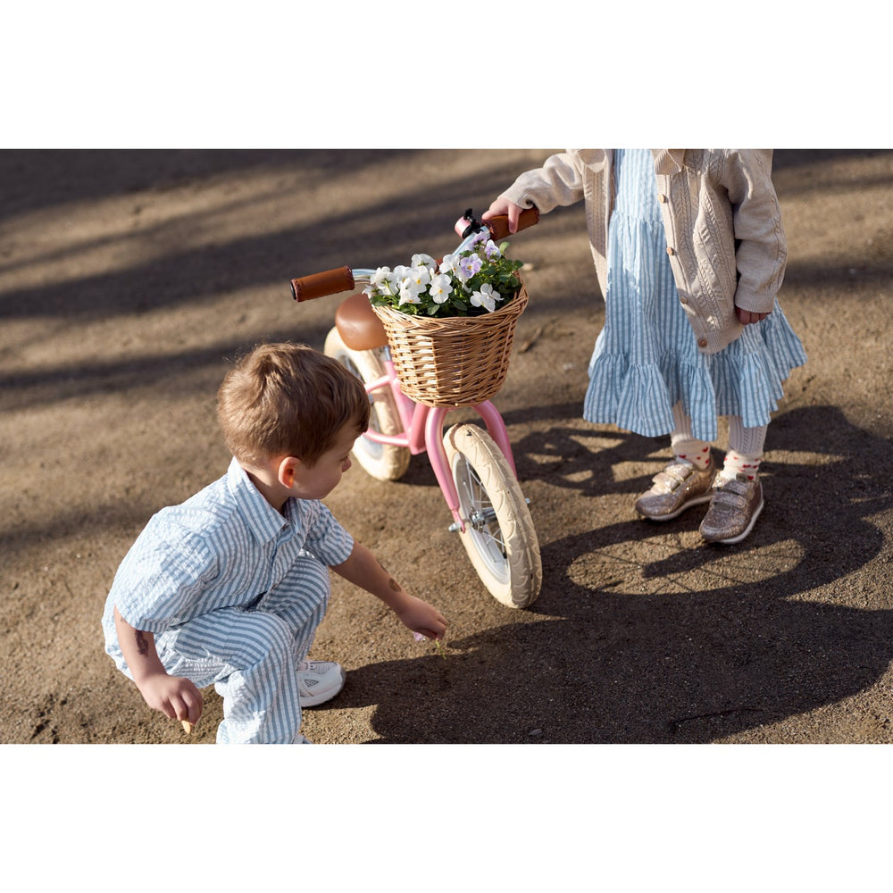 Køb THE NEW Siblings X Luksusbaby Blue Fog Striped Ojo Shorts