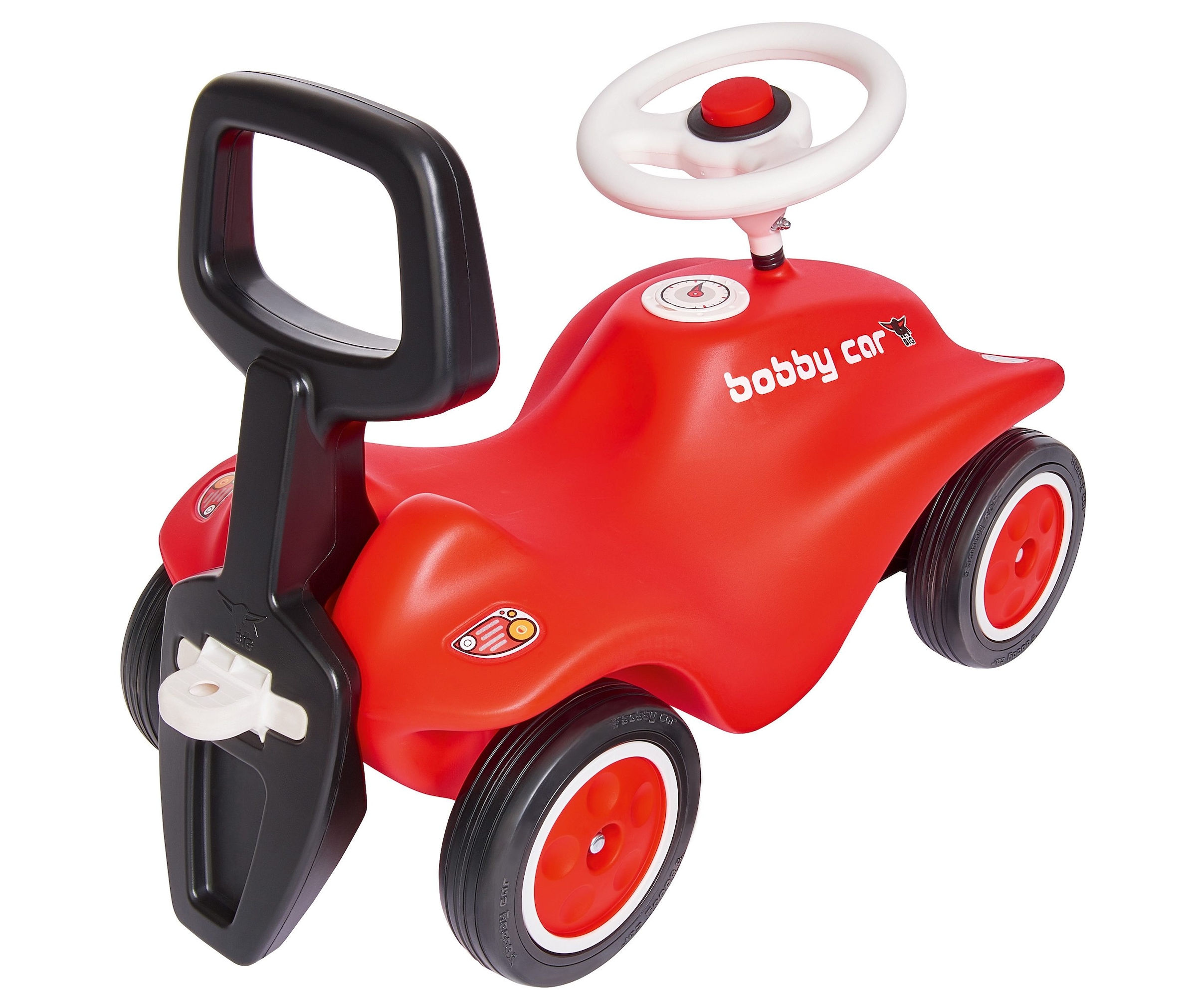 BIG Kinderfahrzeug Lauflernhilfe »BIG Bobby Car Walker 2in1 Zubehör« 2in1 Rückenlehne & Lauflernhilfe, Made in Germany
