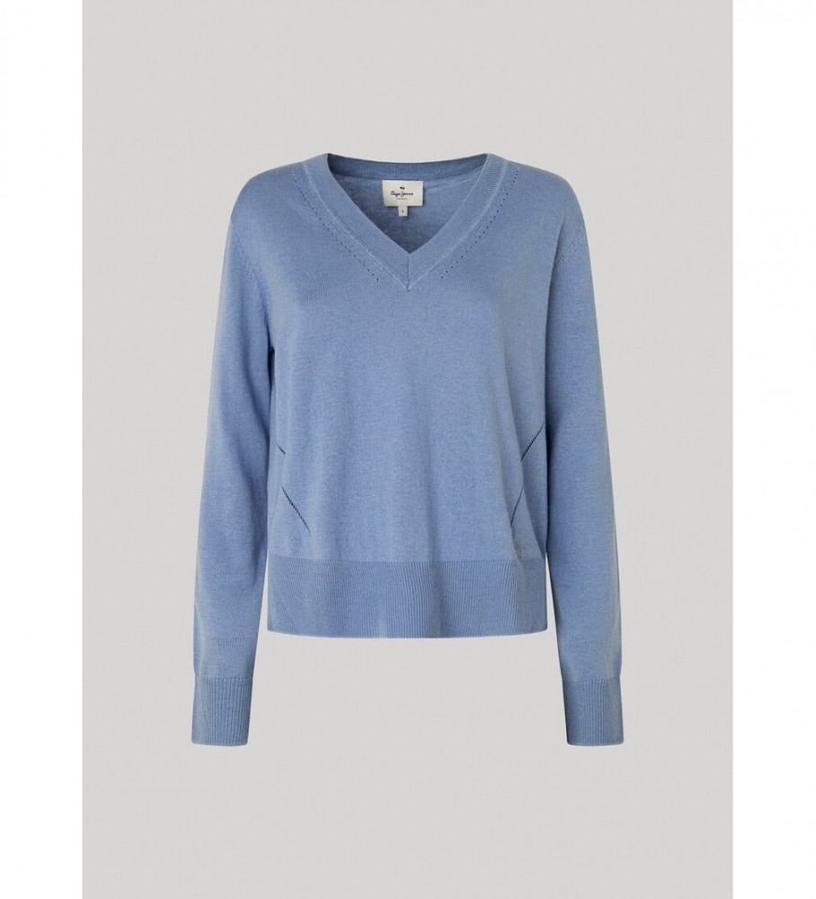 Suéter azul Donna V da Pepe Jeans