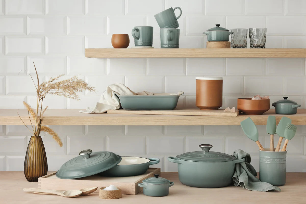 Le Creuset braadpan Signature Sea Salt