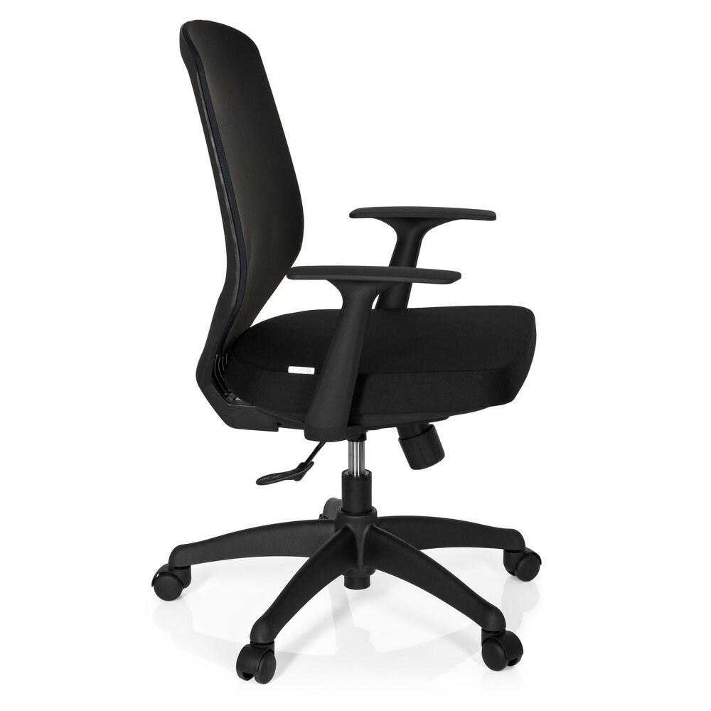 Profi Bürostuhl DELIGHT Stoff/Netzstoff mit Armlehnen hjh OFFICE