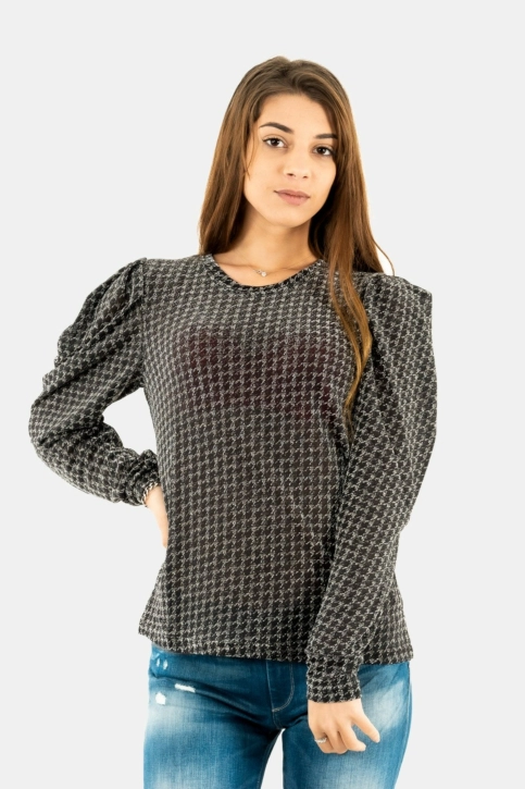 tee shirt manches longues ichi ilajsa 194008 black