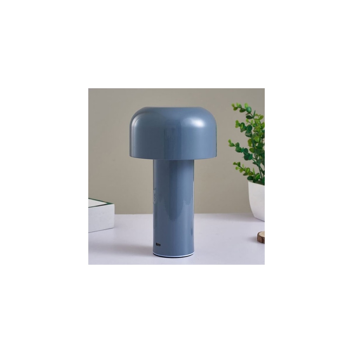 Batteridrevet LED-bordlampe - hvit, oppladbar