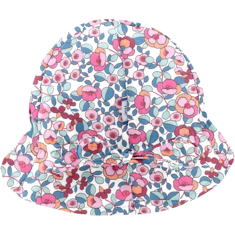Chapeau Soleil Charlotte Boutons Rose