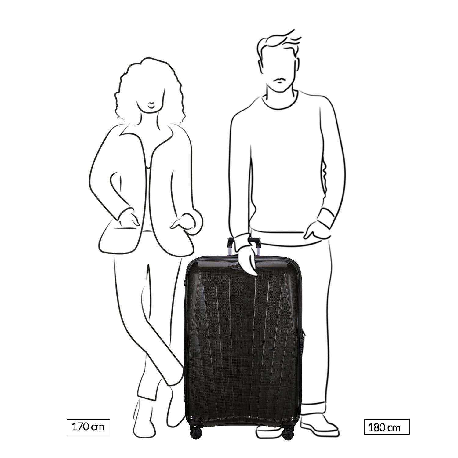 Samsonite Major-Lite Spinner 84 black