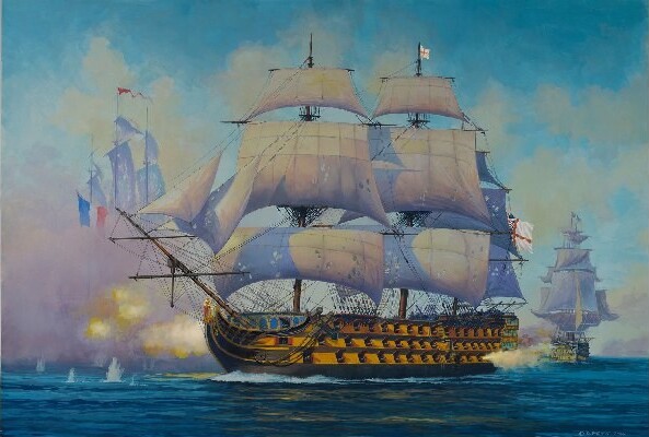 Revell - Hms Victory Model Skib Byggesæt - 1:450 - Level 3 - 05819