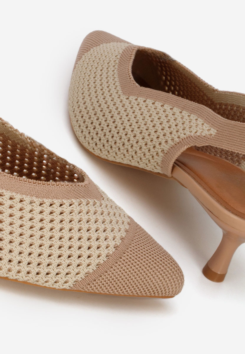Chaussures slingback beige Jimenia
