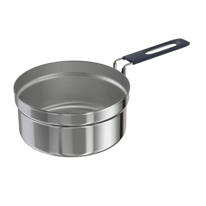 Decathlon Quechua - Conjunto de Cozinha para Camping Quechua MH100 de 1,6 L em Aço Inoxidável para 2 Pessoas