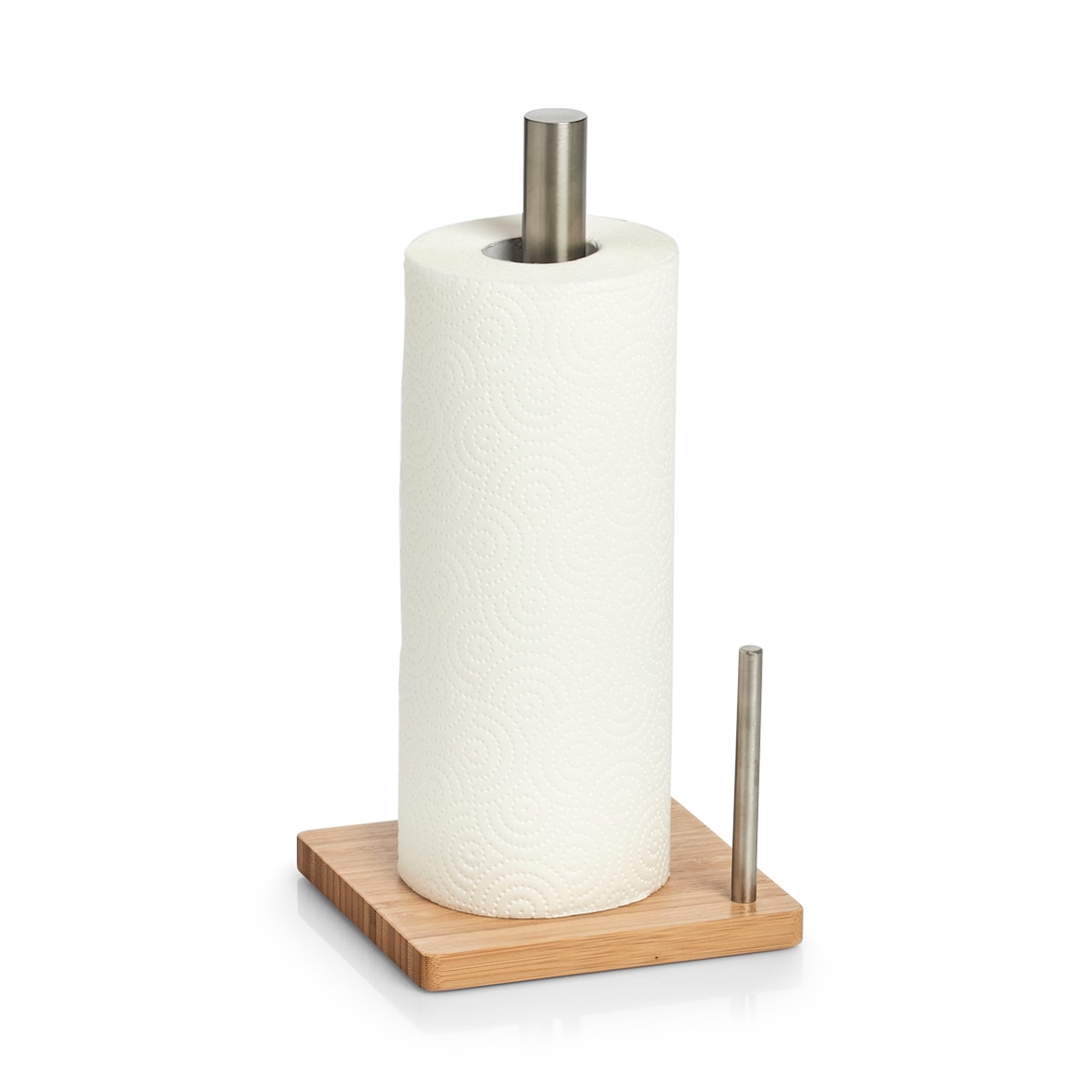 Zeller Present Küchenrollenhalter Edelstahl/Bambus