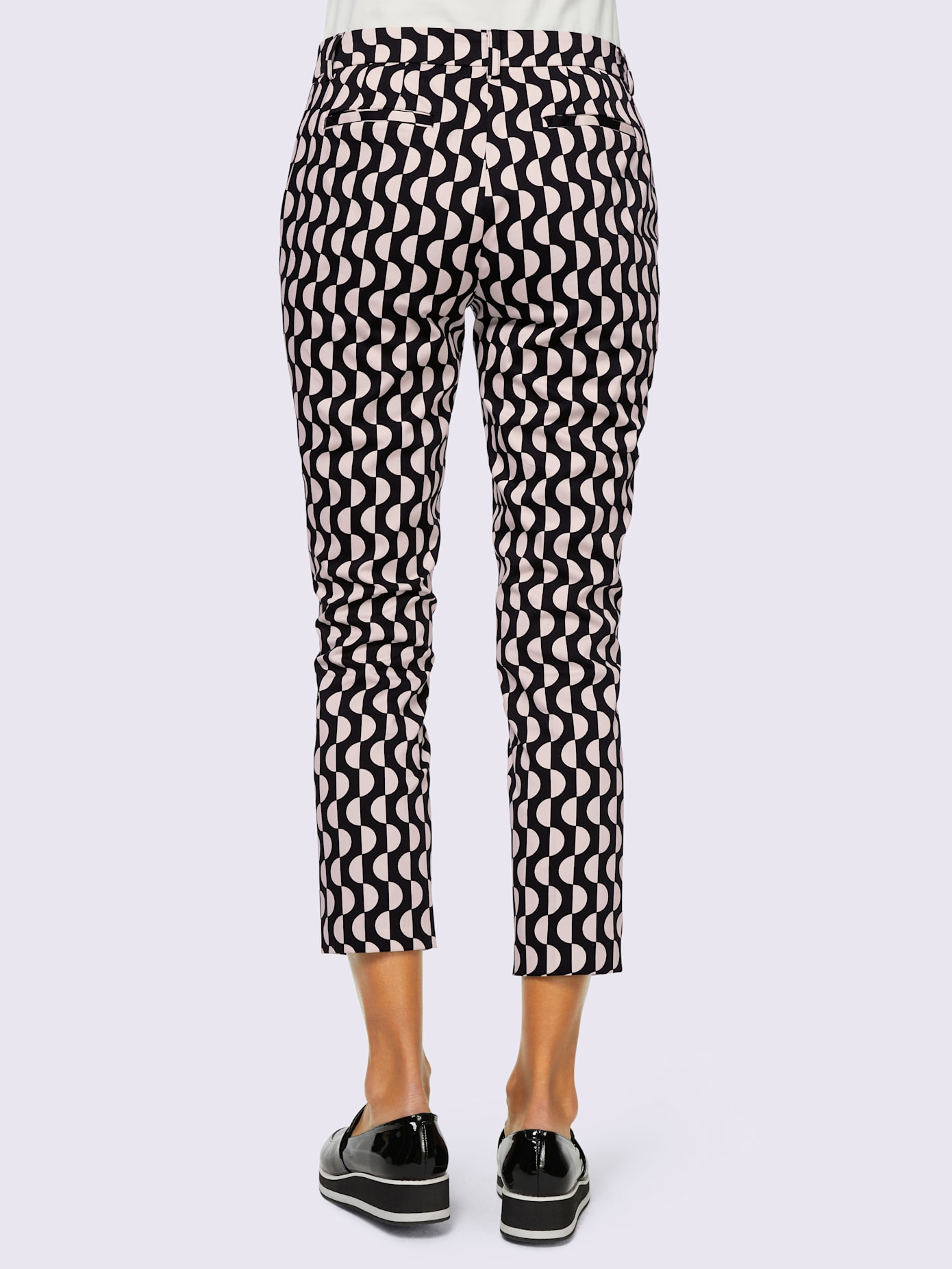 Pantalon imprimé motif graphique