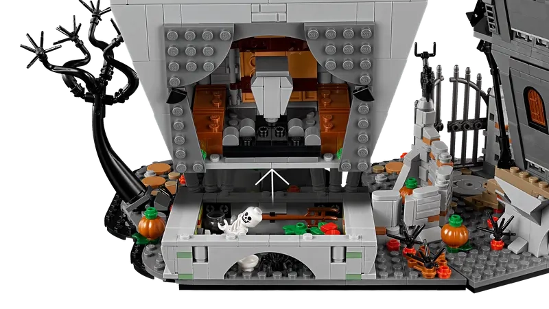 (2193-tlg. Set) Ideas Klemmbausteine Architektur Spielzeug Bausatz (21351) Lizenziert - Tim Burtons Disney Film Nightmare Before Christmas