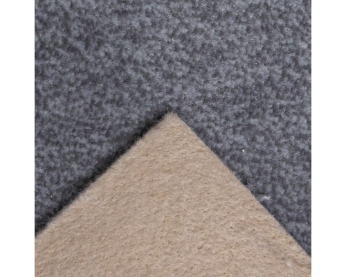 Velours tapijt Catania grijs 400 cm breed (per meter verkocht)