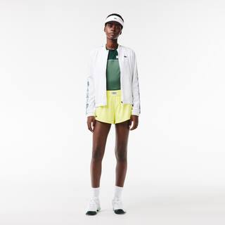 Short Tennis avec shorty intégré en tissu recyclé Shorts - Jaune - Lacoste - Femme