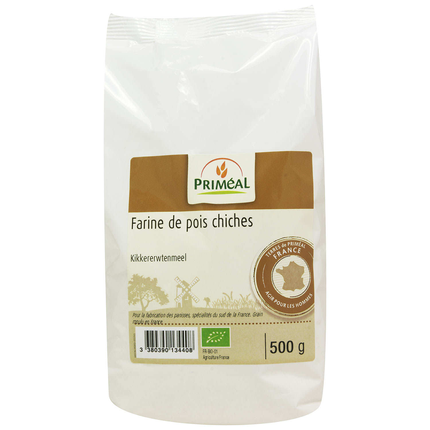Farine de pois chiches bio