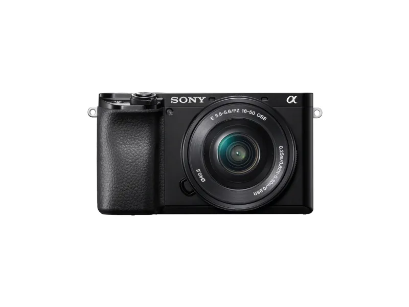 Sony a6100 ILCE-6100L - Digitalkamera - spejlløst - 24.2 MP - APS-C - 4K / 30 fps - 3x optisk zoom 16-50 mm objektiv - Wi-Fi, NFC, Bluetooth - sort
