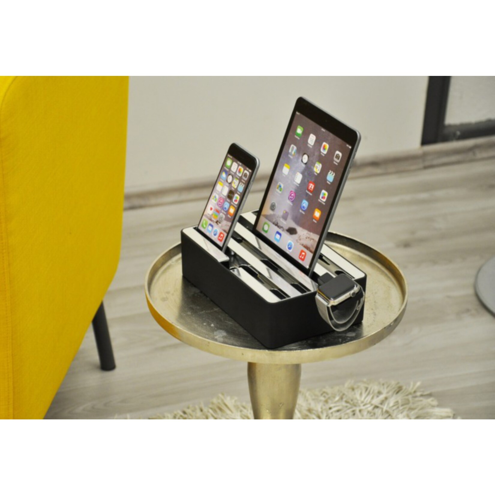 ALLDOCK Medium Black / Chrome