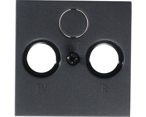 Gira 86928 Afdekking voor coax-antennecontactdoos Sat E2/Event antraciet