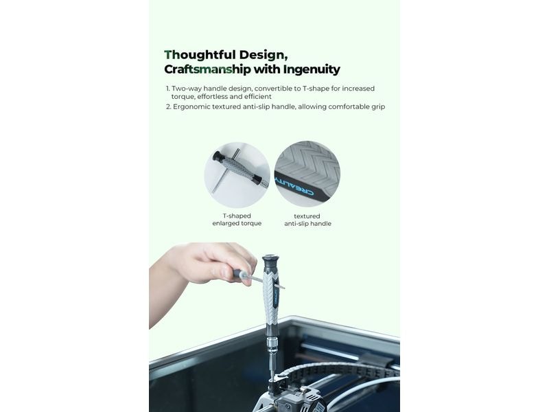 Creality Werkzeugkit Pro 3D-Drucker, 25-Teilig Pro Set für Reparatur und Unterhalt