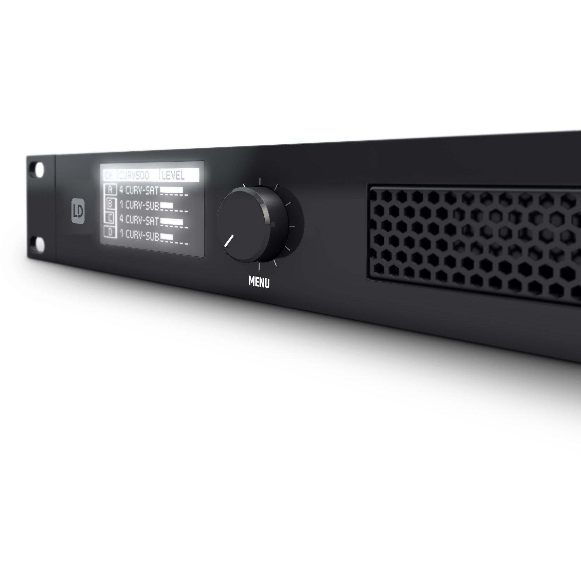 LD Systems CURV 500 IAMP 4-kanaals klasse D installatie versterker