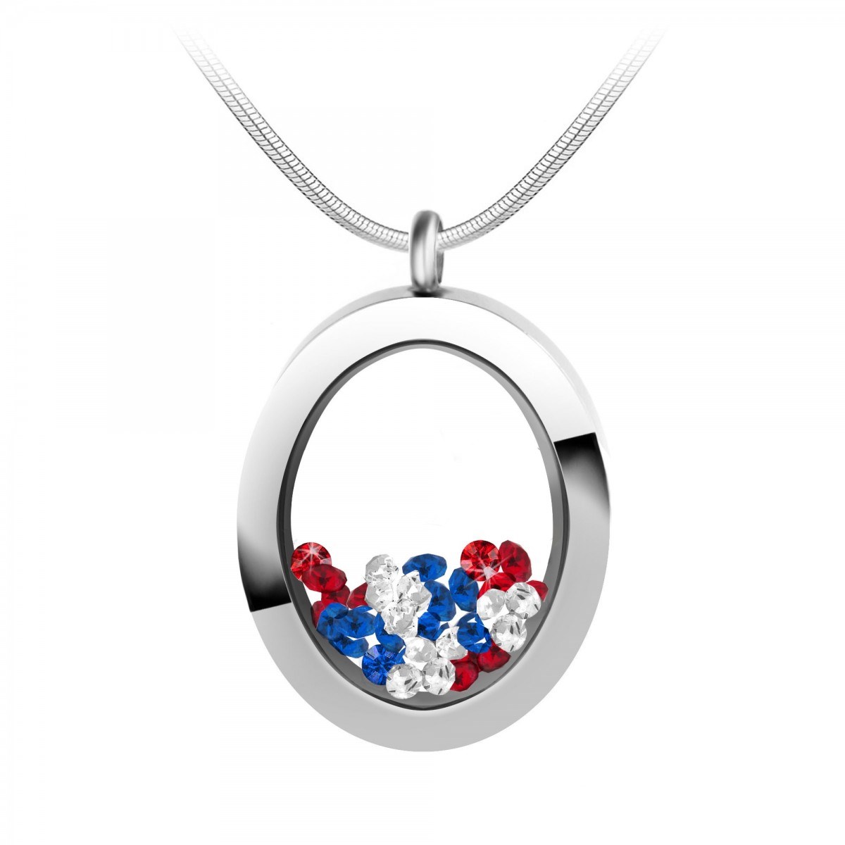 Collier SC Crystal orné de cristaux scintillants
