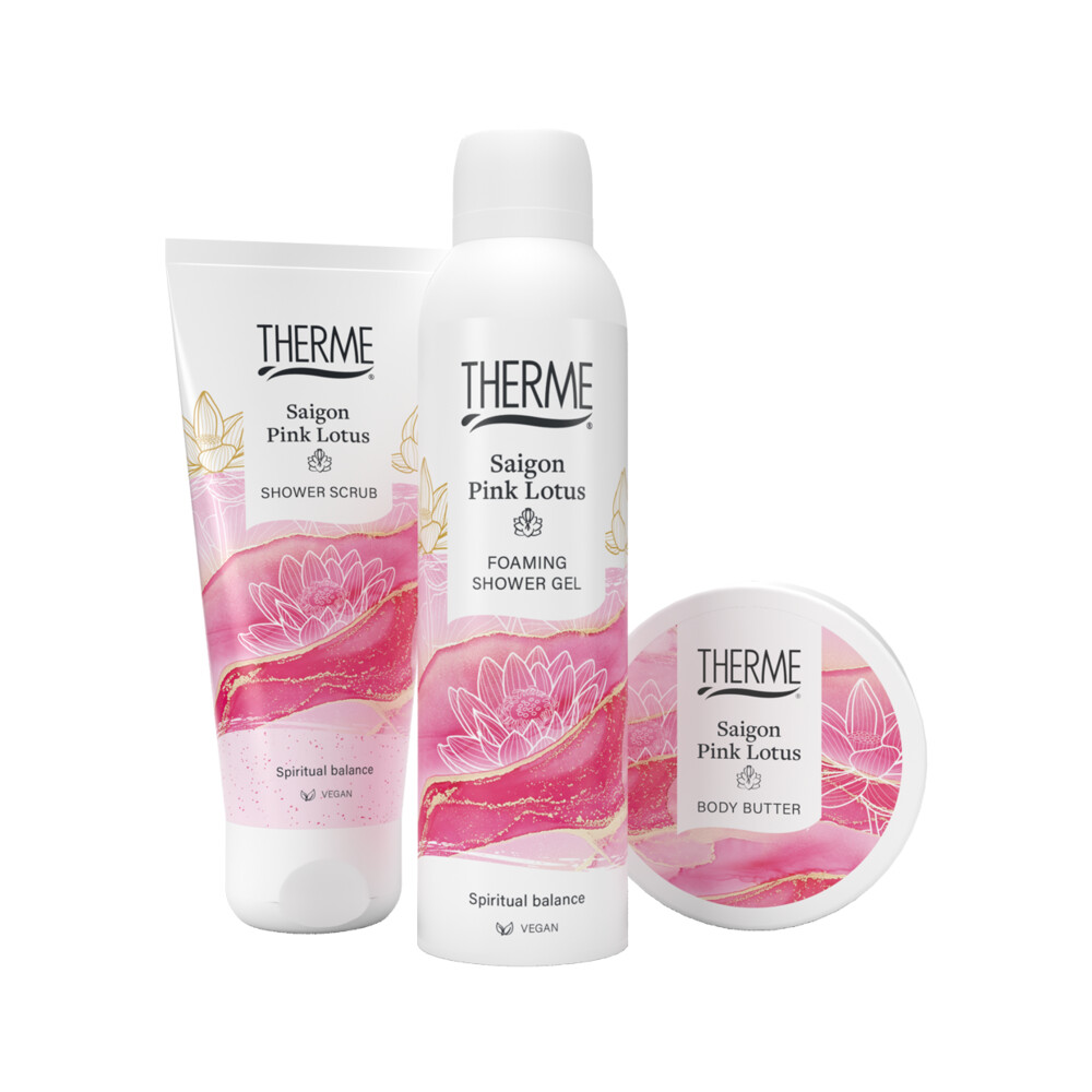 Therme Wellness Treatment Geschenkset Saigon Pink Lotus1 set