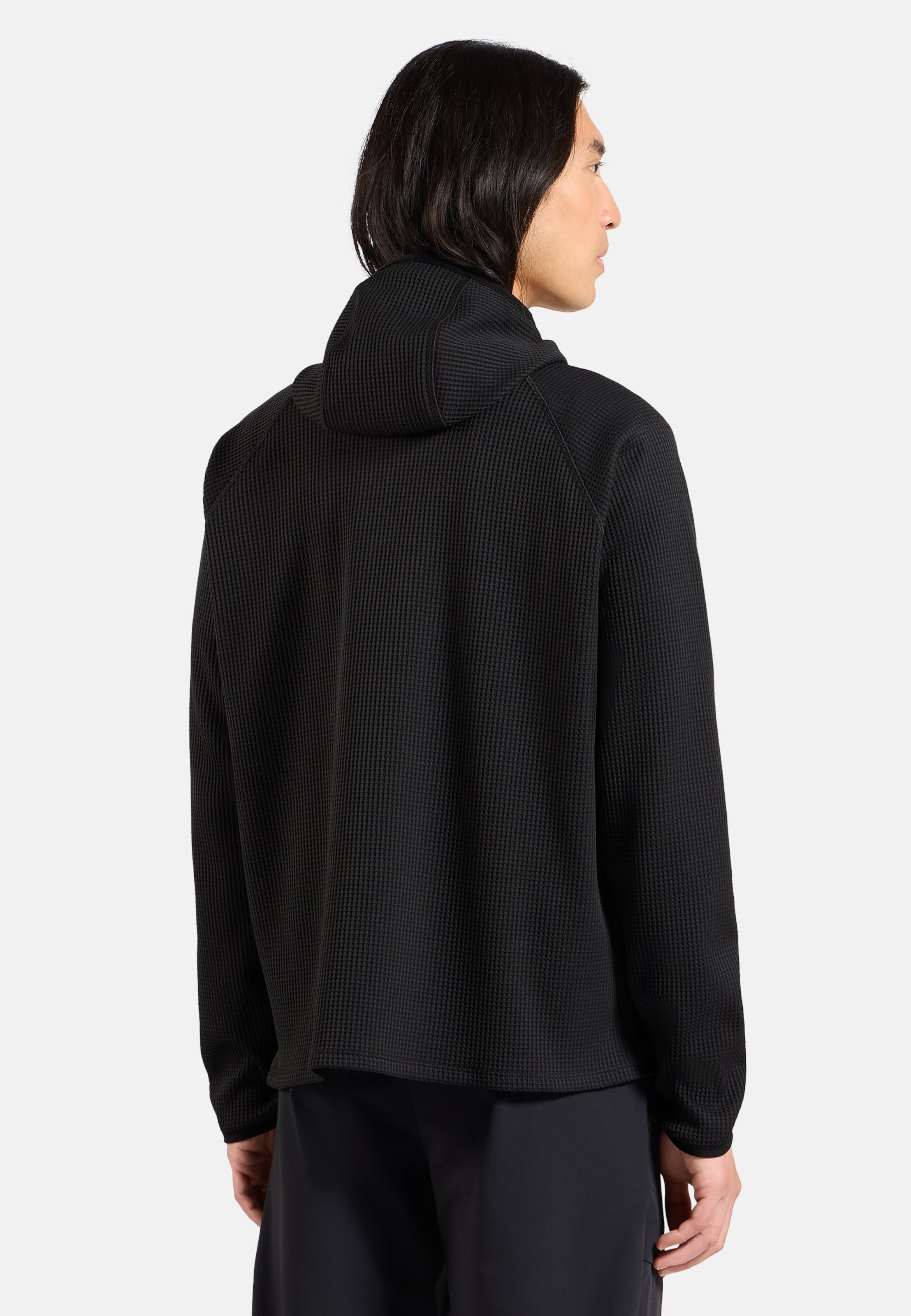 Cubic Multisport Mid Layer mit Kapuze in black