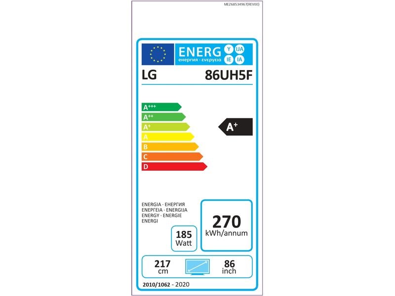 LG Public Display 86UH5F-H Non-Glare Ultra HD Series, 86 