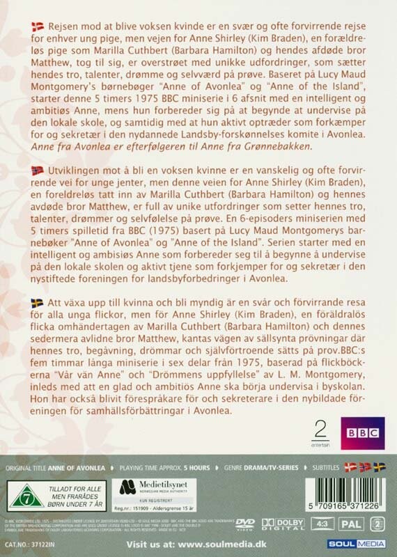 Anne Fra Avonlea - Anne Fra Grønnebakken 2 - DVD