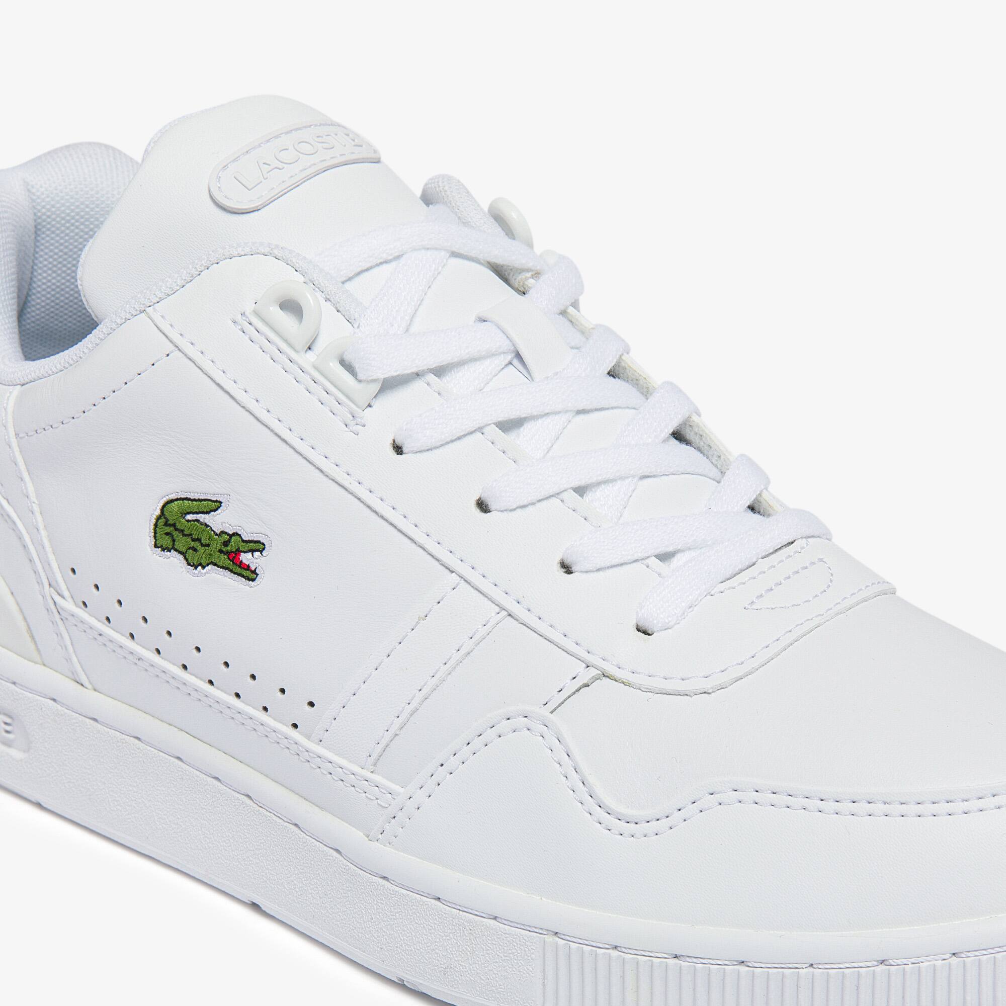 Sneakers T-Clip homme en cuir et matière synthétique Sneakers - Blanc - Lacoste - Homme